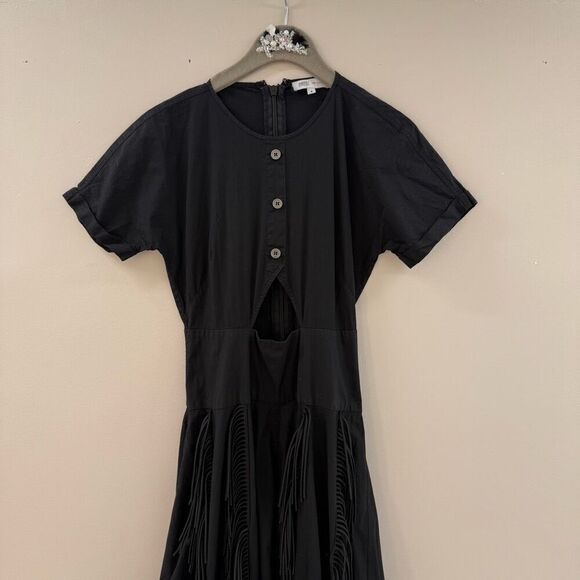 Bibhu Mohapatra  Cutout Fringe Dress 🧡 - Picture 4 of 10